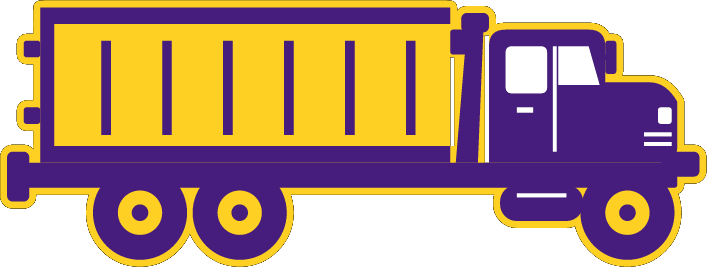 The Junk to Geaux roll-off truck